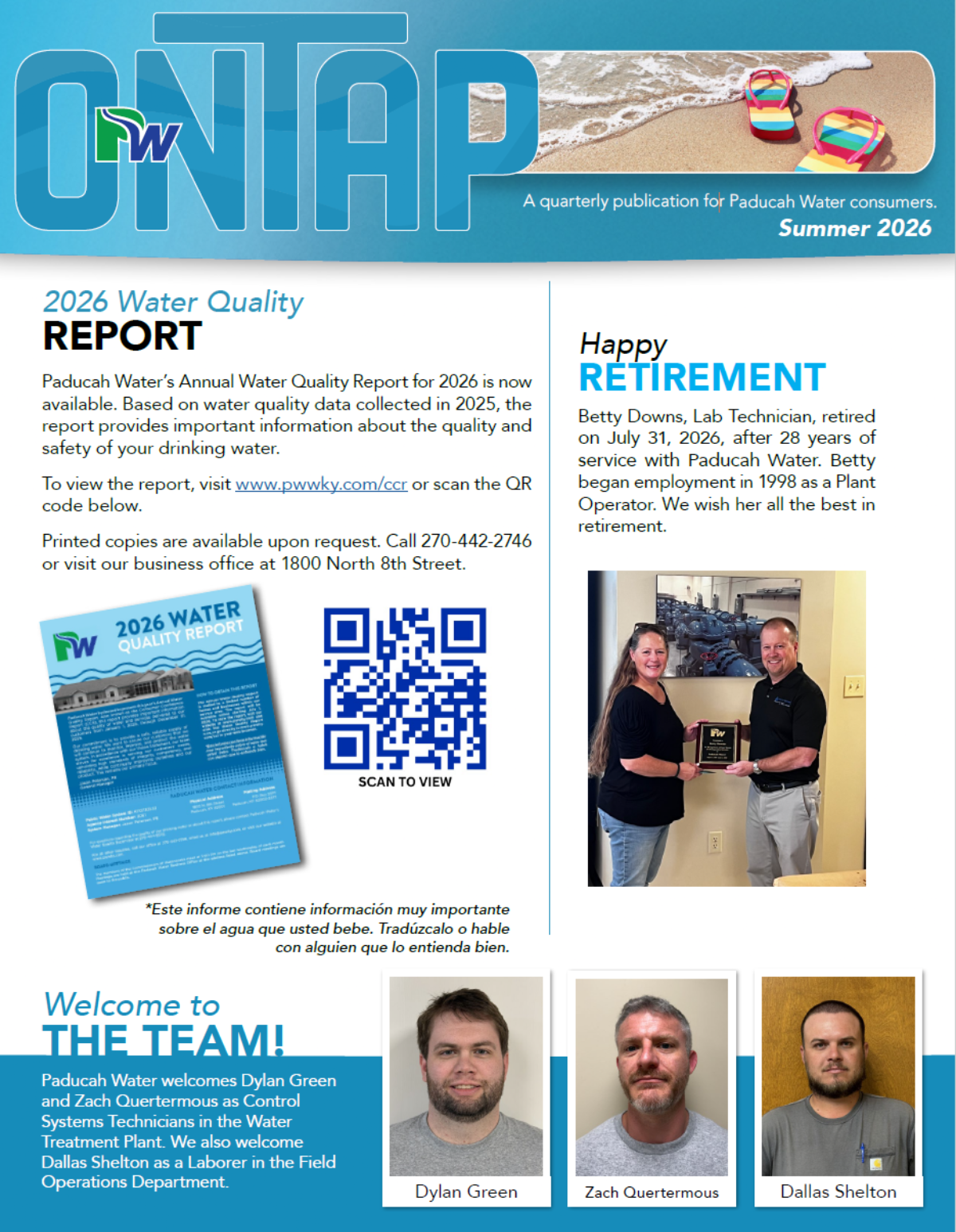 Summer 2026 OnTap Newsletter